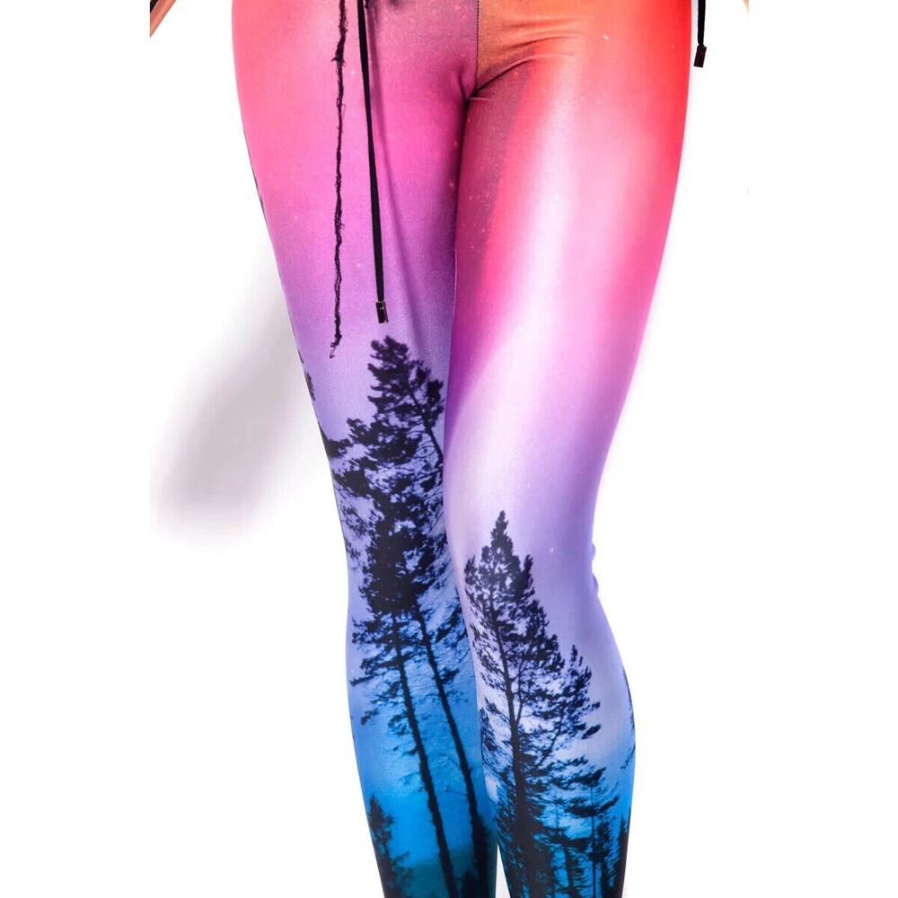 Black Milk Aurora skye leggings in Purple LIMITED EDITION sz S SOLD OUT